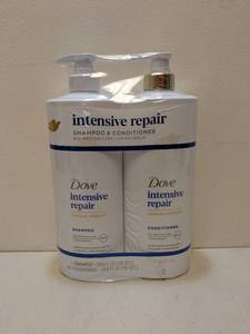 lot 65 image: NEW DOVE INTENSIVE REPAIR SHAMPOO & CONDITIONER BIO-PROTEIN CARE  AMINO SERUM