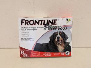 lot 115 image: NEW FRONTLINE PLUS FOR DOGS