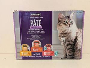 lot 109 image: KIRKLAND SIGNATURE 3-FLAVOR VARIETY PACK PATE FOR CATS