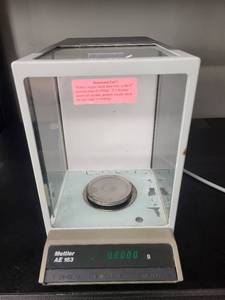 lot 1L image: Mettler AE 163 Digital Analytical Balance Scale