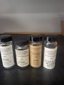lot 85L image: Set of 4 Vintage NBS Standard Reference Material Steel and Metal Samples