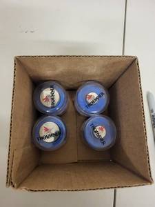 lot 155L image: Set of 4 Troemner Calibration Weights (2 x 50g, 2 x 200g) with Cases