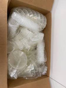 lot 158L image: Bulk Lot of Translucent Plastic Funnels - New Condition - Ideal for Resale