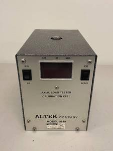 lot 165L image: Altek Company Model 9819 Axial Load Tester Calibration Cell with Display