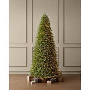 lot 20 image: Home Decorators Collection 12 ft. Grand Duchess Twinkling Balsam Fir LED Pre-Lit Artificial Christmas Tree  Customer Returns See Pictures