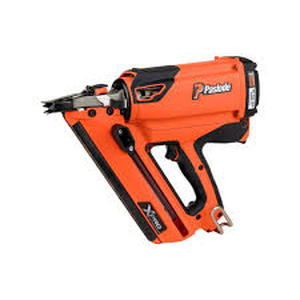 lot 27 image: Paslode CF325XPRO 24 7.2-Volt Lithium-Ion Battery 3-14 in. 30 Degree Gas Powered Cordless Strip Load Framing Nailer Customer Returns See Pictures