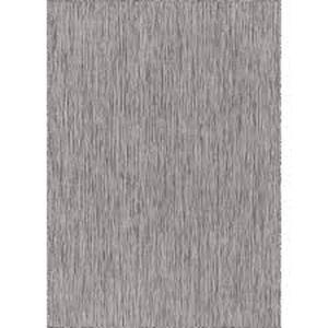 lot 35 image: CAMILSON Sunshine Solid Silver 8 ft. x 10 ft. Indoor Outdoor Area Rug  Customer Returns See Pictures