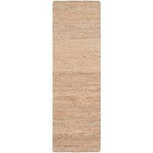 lot 39 image: SAFAVIEH Natural Fiber Beige 3 ft. x 12 ft. Solid Runner Rug  Customer Returns See Pictures
