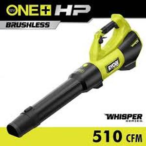 lot 44 image: RYOBI 18V ONE HP Brushless Cordless 130 MPH 510 CFM Leaf Blower (Tool Only) Customer Returns See Pictures