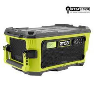 lot 58 image: RYOBI ONE 18V Hybrid VERSE LINK Stereo (Tool Only)     Customer Returns See Pictures