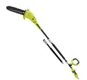 lot 61 image: RYOBI 40V 10 in. Cordless Battery Pole Saw (Tool-Only)  Customer Returns See Pictures