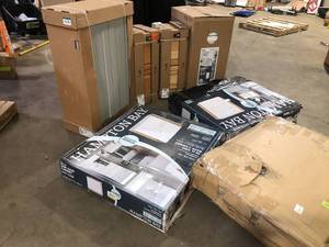 lot 5 image: Lot of Assorted Kitchen Cabinets Some Units Damaged Various Models and Conditions  Customer Returns See Pictures
