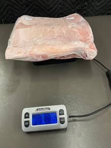 lot 103 image: Frozen Pork Belly 7 lbs 7.6 oz