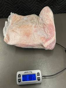 lot 153 image: Frozen Pork Belly 8 lbs 3.4 oz