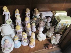 lot 417 image: Precious Moments and other figures...