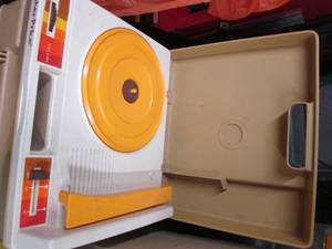 lot 428 image: Vintage Fisher Price record player...