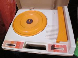 lot 429 image: Vintage Fisher Price record player...