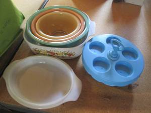 lot 476 image: Vintage Corningware dish, set of 3 ...