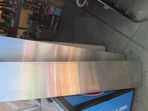 lot 11 image: (2) 6ft Food grade stainless steel ...