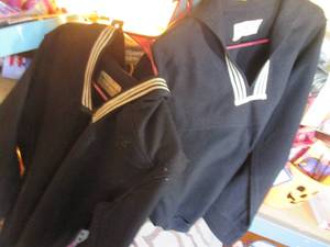 lot 049 image: 2 Vintage Navy Clothing Factory Uniforms