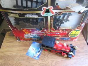 lot 63 image: Happy Holiday Express train set...