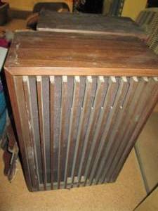 lot 144 image: Pair of vintage floor speakers...