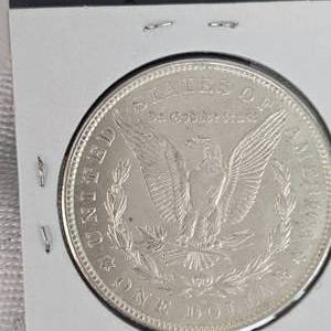 lot 24 image: 1921 D Morgan $1 AU Condition