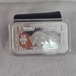 lot 31 image: Buffalo 1 oz-.999 Silver Bar