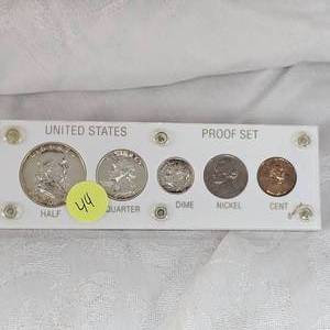 lot 44 image: 1955 Proof Set UNC Silver