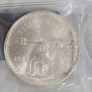 lot 47 image: 1979 1oz Mexico Silver Coin