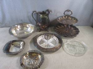 lot 101 image: (G-1) Assorted Vintage Silverpated ...