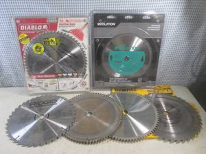 lot 105 image: (EC1) 5 - 12 and 1 - 10 Saw Blade...
