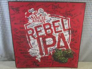 lot 176 image: (EC1) Metal Samuel Adams Rebel IPA ...