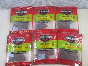 lot 254 image: (B-1) 6 Bags of Jack Links Jalapeno...