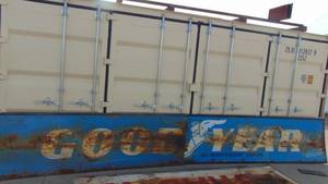 lot 3 image: 19 x 3 Metal Good Year Sign