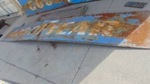 lot 5 image: 19 x 3 Metal Good Year Sign