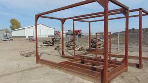 lot 6 image: Large Metal Frame. Made mostly for 4 x 4 Tubing. 14 9 x 115 x 70