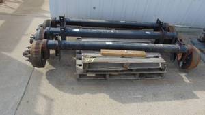 lot 9 image: 3- Rockwell American Axels 8.0K 88HF 65.5 OB, EQ 10 UP Cmbr 865.625 Std, Elec, HS Mnt, O-Lube