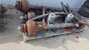 lot 10 image: 3- Axels and 1 for Parts, 1200Lb Dexter and Leaf Springs