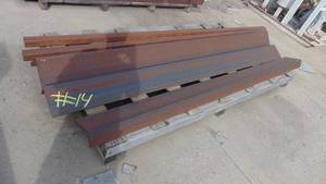lot 14 image: Pallet of New Old Stock Steel, 2-L Channel 9 x 8 x 4 x 12, 2-Angle Iron 8 x 4 x 4 x 12, 2-Square Tubing 10 6 x 2.5 x 2.5 x 14