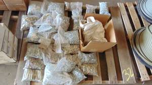 lot 32 image: Large Selection of New Bagged of Nuts, Bolts and Washers