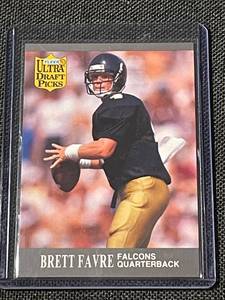 1991 Fleer Ultra Brett Favre Rookie Card No. 283 Atlanta Falcons