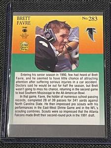 1991 Fleer Ultra Brett Favre Rookie Card No. 283 Atlanta Falcons