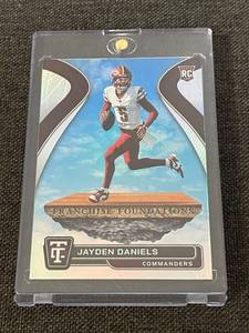lot 11 image: 2024 Panini Totally Certified Jayden Daniels Rookie Card - Commanders