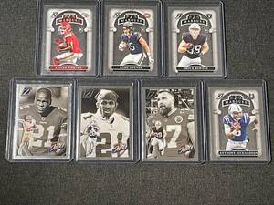 lot 21 image: 2024 Panini Zenith Football Rookie & Idols Card Lot - 7 Cards