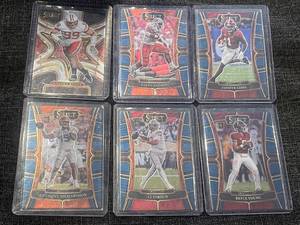 lot 23 image: 2023 Panini Select Draft Picks Football Card Lot - J.J. Watt, Barry Sanders, Gibbs, Richardson, Stroud