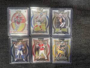 lot 25 image: 2024 Panini Select Football Card Lot - Pearsall, Nabers, Bowers, Allen, Purdy