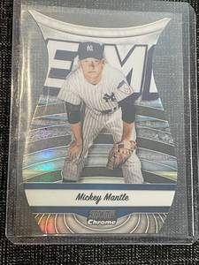 lot 30 image: Mickey Mantle Stadium Club Chrome Baseball Card TWN-11