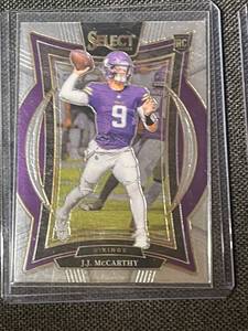 lot 46 image: Lot of 2 J.J. McCarthy Rookie Football Cards Minnesota Vikings