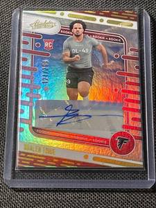 lot 55 image: Bralen Trice 2024 Panini Absolute Football Rookie Auto Card Falcons RC
